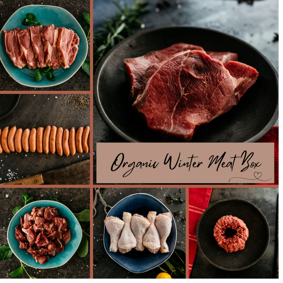 Moreish Organic Butchery Winter Box Chicken Beef Lamb online butcher award winning meat box