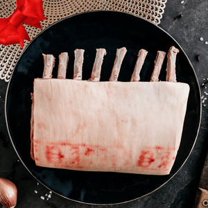 Moreish online organic butchery free farmed pork frenched rack delivered nz christmas meat